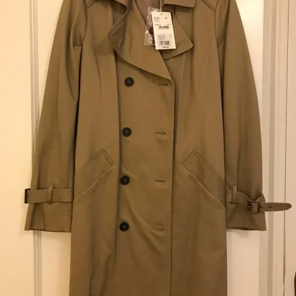 NEW Comptoir Des Cotonniers trenchcoat. NWT. Size FR 38 / US 4/6 Small - Picture 10 of 11